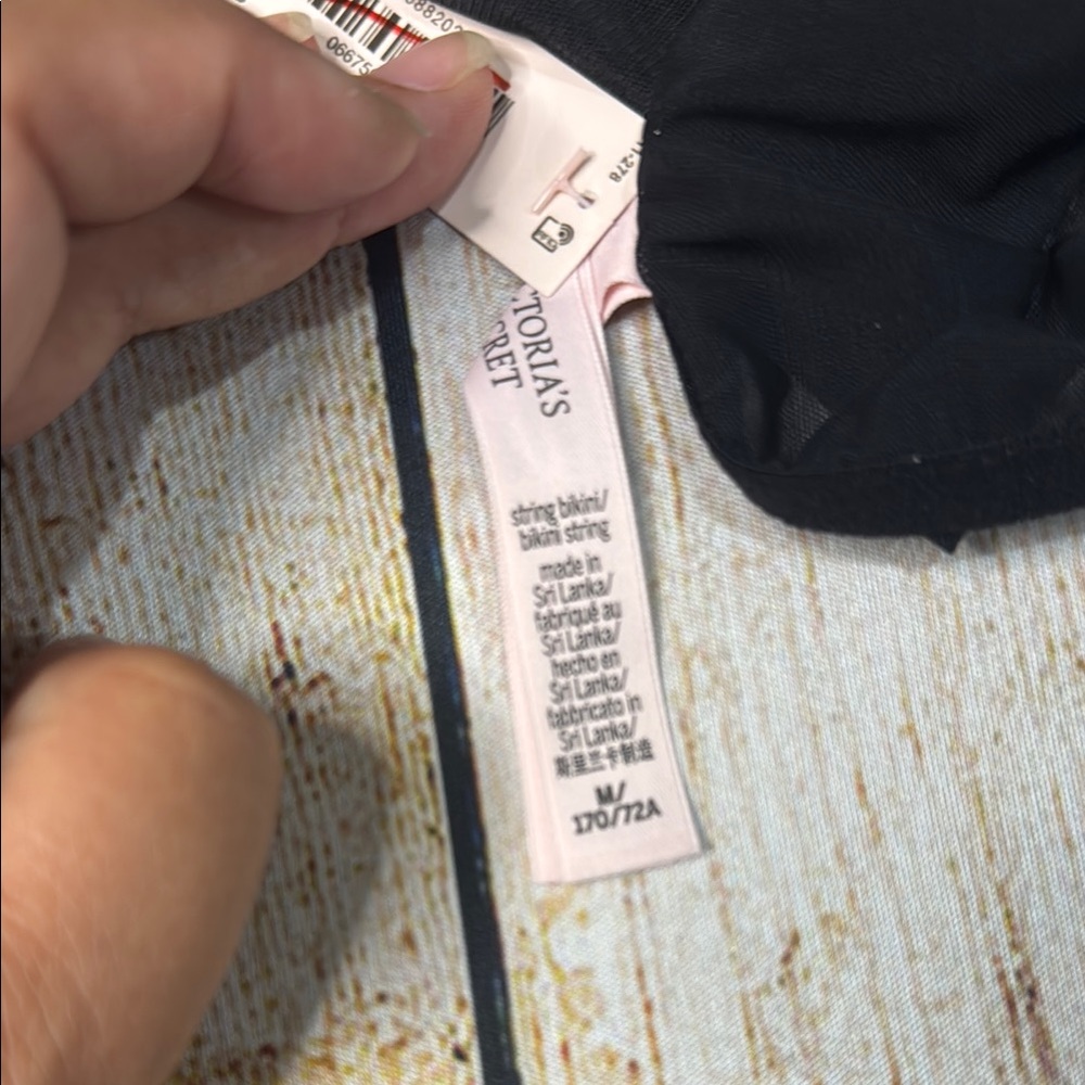 NWT Victoria's Secret Panty Very Sexy VS Logo Embroidery String Bikini M - Picture 6 of 9